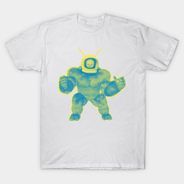 Robot Monster half tone T-Shirt by UnlovelyFrankenstein